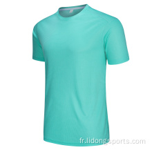 T-shirt imprimé de sports de sport unisexe décontracté